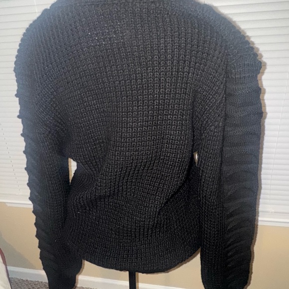 LCR 89 Black Edition 3-Button Toggle Pullover Mens Sweater Black Size XXL - Picture 2 of 8